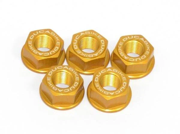 5DSB01 - DUCABIKE Ducati Rear Sprocket Carrier Nuts (M10x1.0) - Image 3