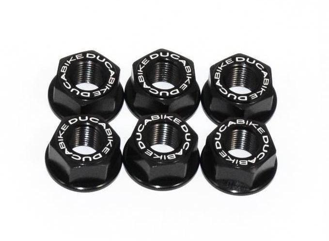 6DSB01 - DUCABIKE Ducati Rear Sprocket Carrier Nuts set (M10x1.0) - Image 4