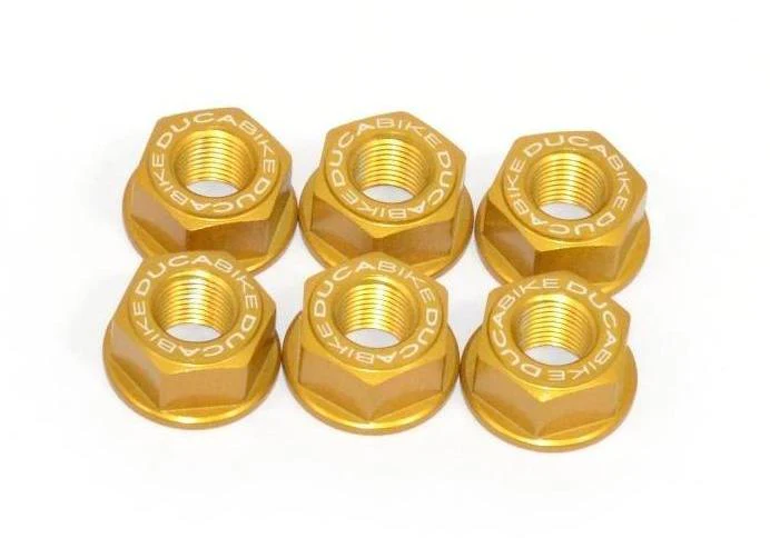 6DSB03 - DUCABIKE Ducati Rear Sprocket Carrier Nuts set - Image 3