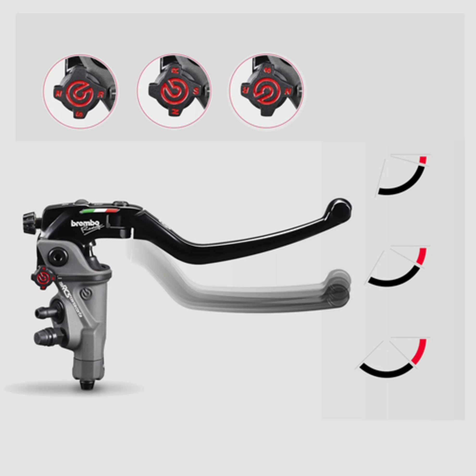 BREMBO 110C74010 Radial Brake Master Cylinder 19RCS "Corsa Corta" (18-20 mm ratio) - Image 12