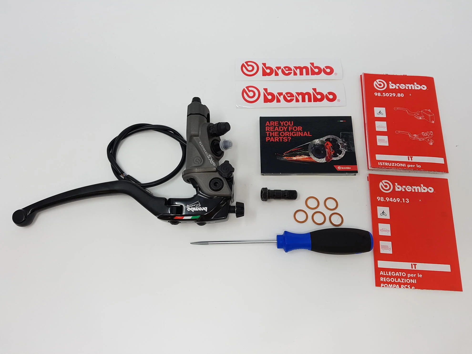 BREMBO 110C74010 Radial Brake Master Cylinder 19RCS "Corsa Corta" (18-20 mm ratio) - Image 3