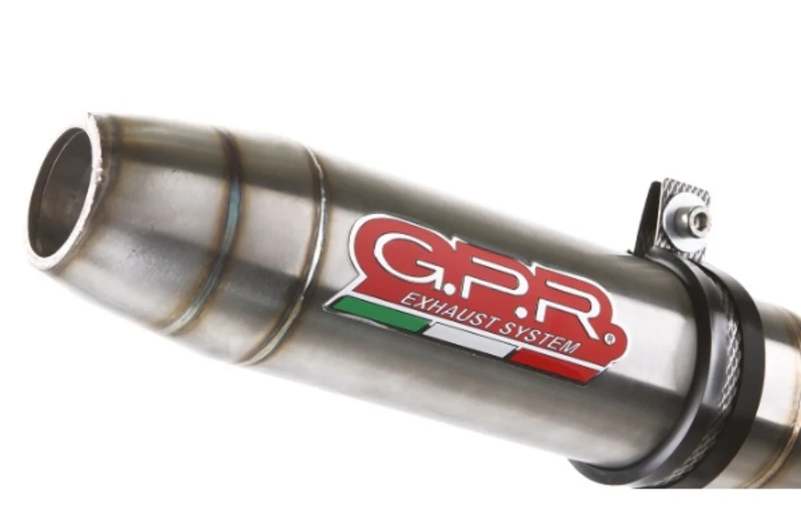 GPR Ducati Hypermotard 821 Slip-on Exhaust "Deeptone Inox" - Image 4