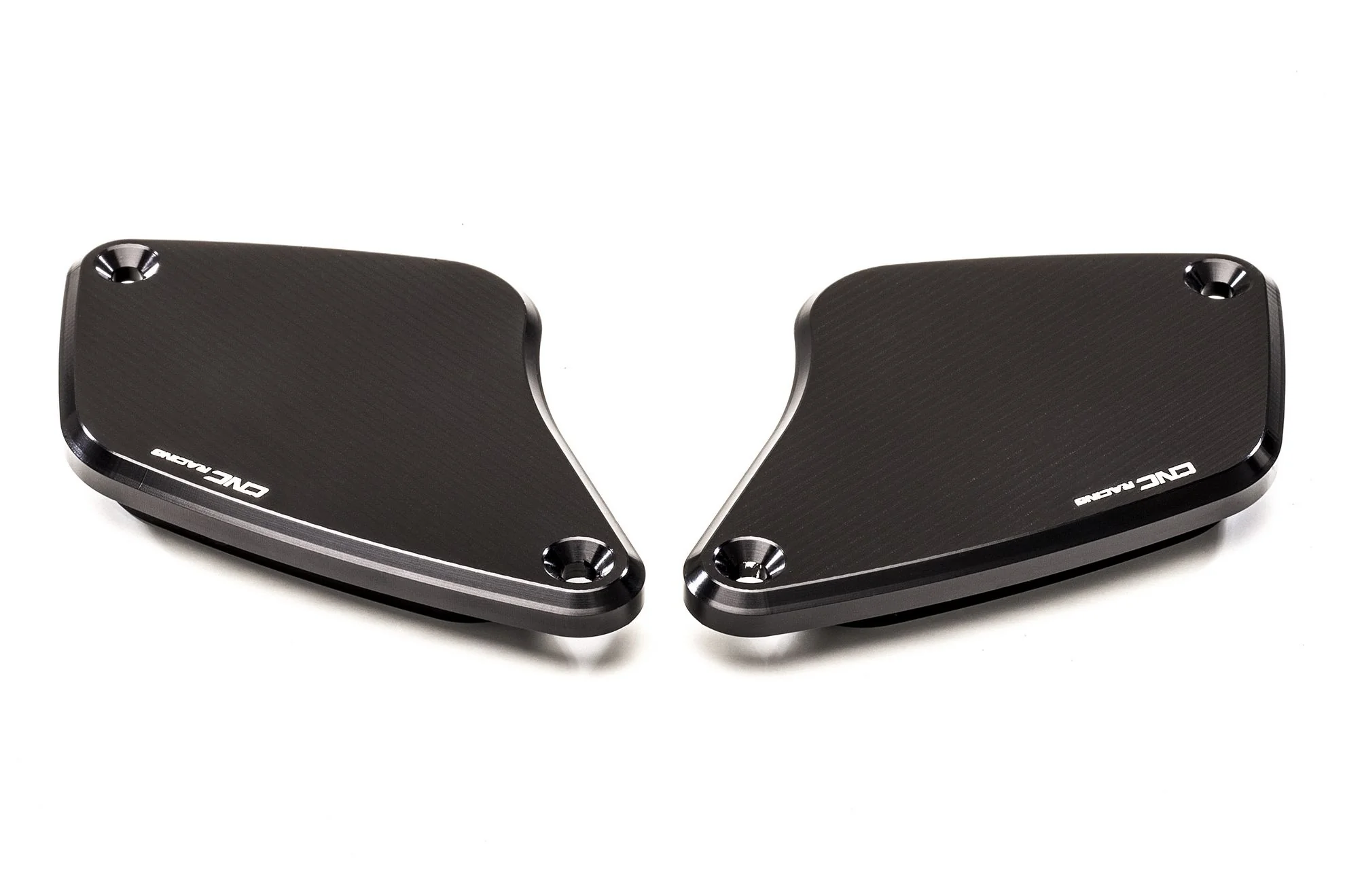 KT850 - CNC RACING Ducati Diavel / XDiavel Front Brake & Clutch Fluid Tank Caps "Streaks" - Image 3