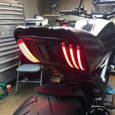 NEW RAGE CYCLES Ducati Diavel 1200 LED Rear Turn Signals - Image 4