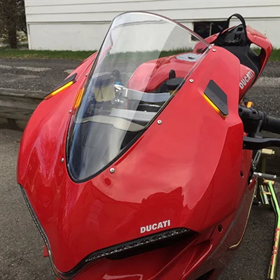 NEW RAGE CYCLES Ducati Panigale 1299 LED Mirror Block-off Turn Signals - Image 3