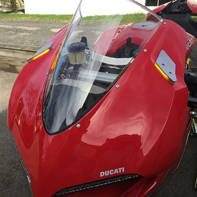 NEW RAGE CYCLES Ducati Panigale 1299 LED Mirror Block-off Turn Signals - Image 4