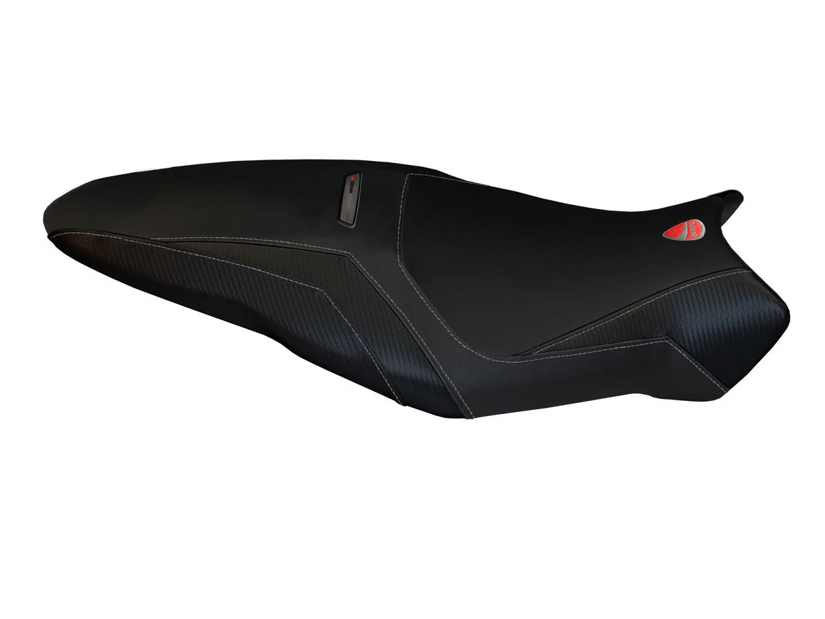 TAPPEZZERIA ITALIA Ducati Monster 1200R Seat Cover "Toledo Total Black" - Image 3