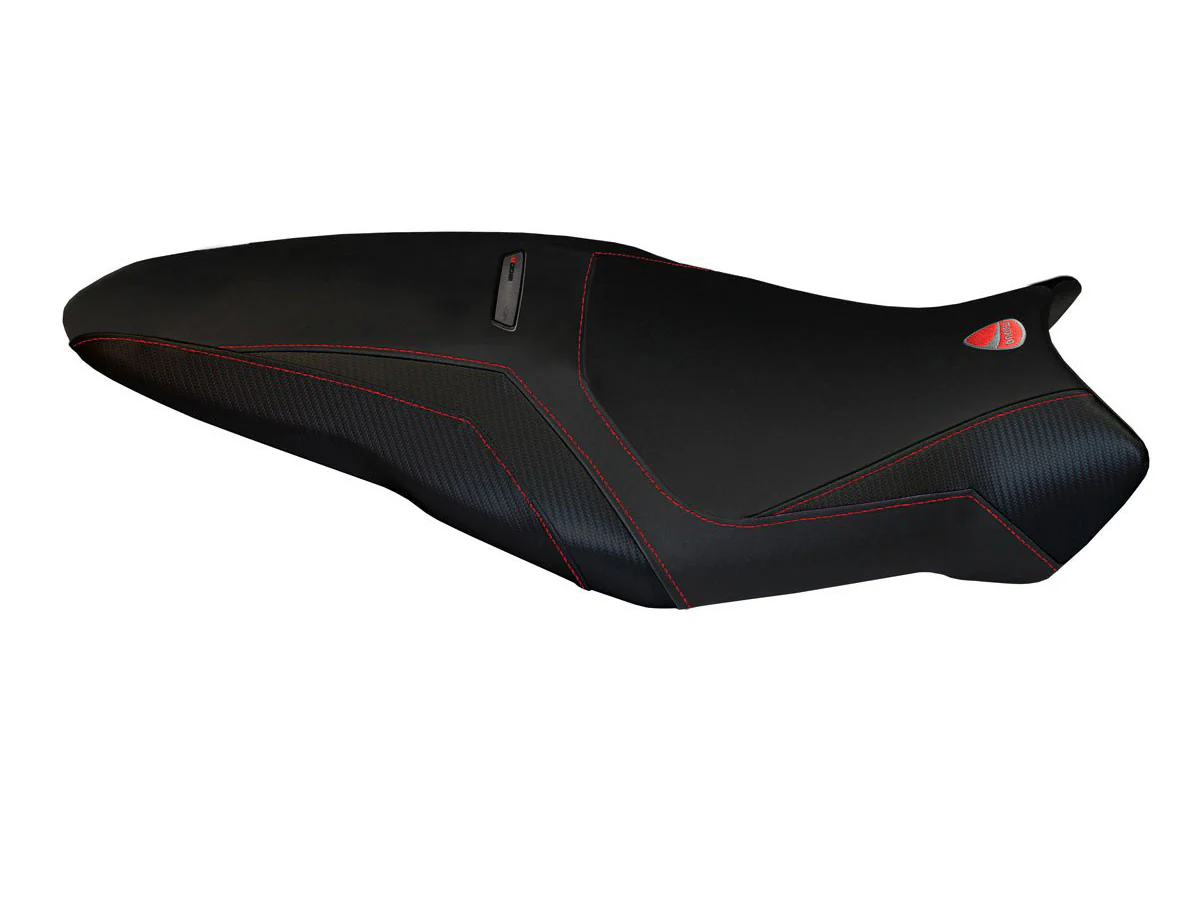 TAPPEZZERIA ITALIA Ducati Monster 1200R Seat Cover "Toledo Total Black" - Image 5
